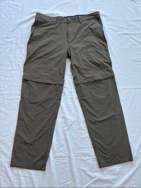 The North Face Paramount Convertible Men's Zip-Off Pants Taupe Size 36